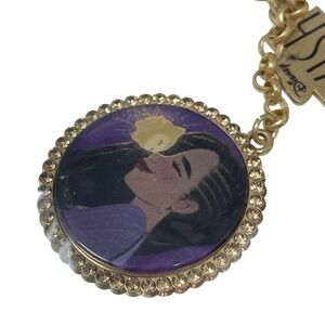Disney Parks Disney Wish Movie Asha and Star Keychain Goldtone